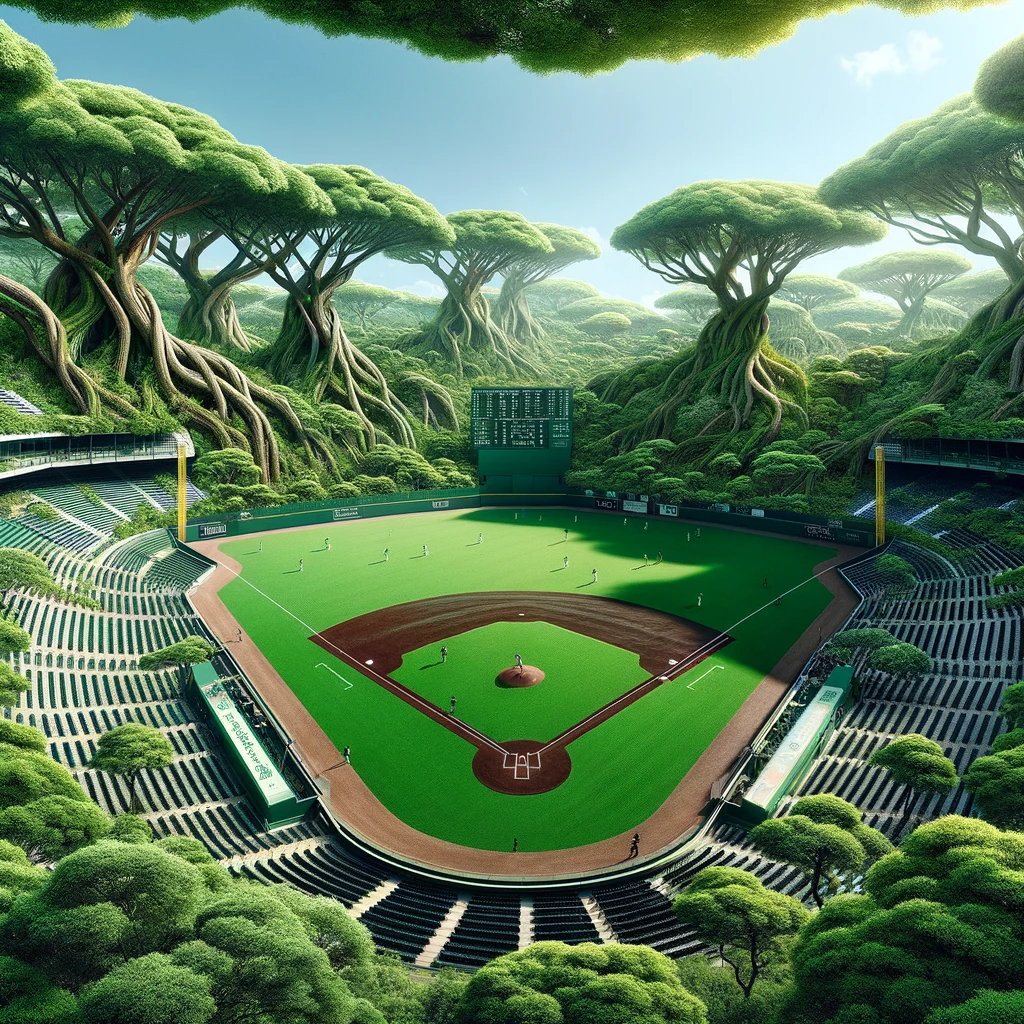 Eco Friendly Baseball Stadium