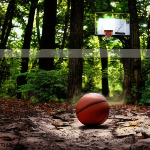 Basketball In the Woods Eco Friendly