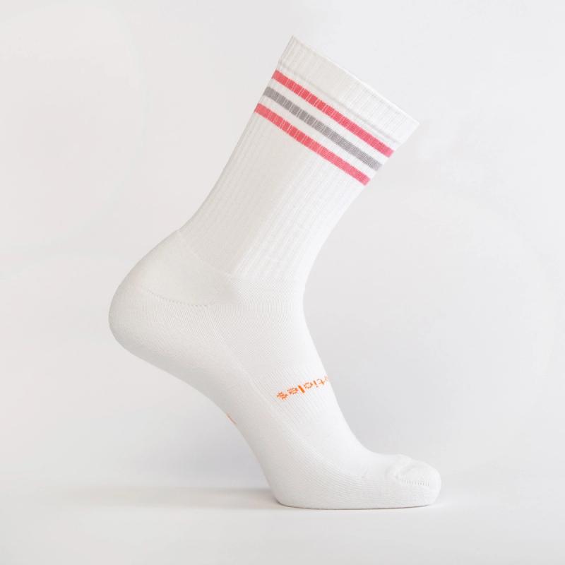 BPA Free Crew Socks w Stripes | Eco Unisex Socks from Definite Articles