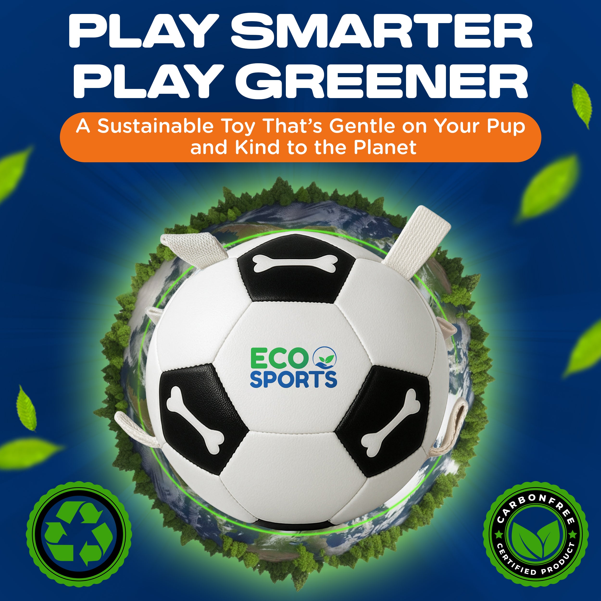 Non-Toxic Soccer Balls for Dogs TPU Toy