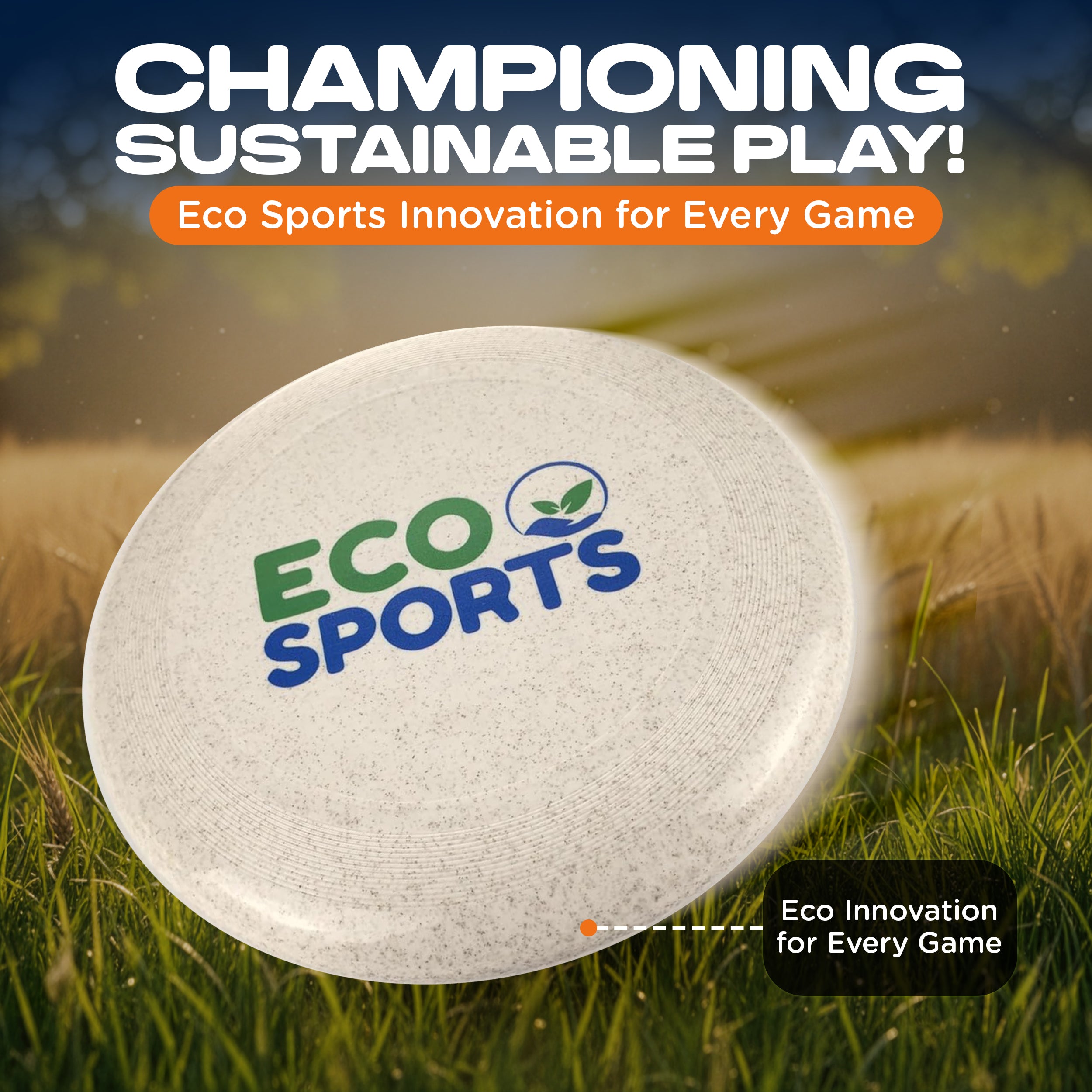 Eco Friendly Ultimate Frisbee Discs - Flying Disc for The Planet