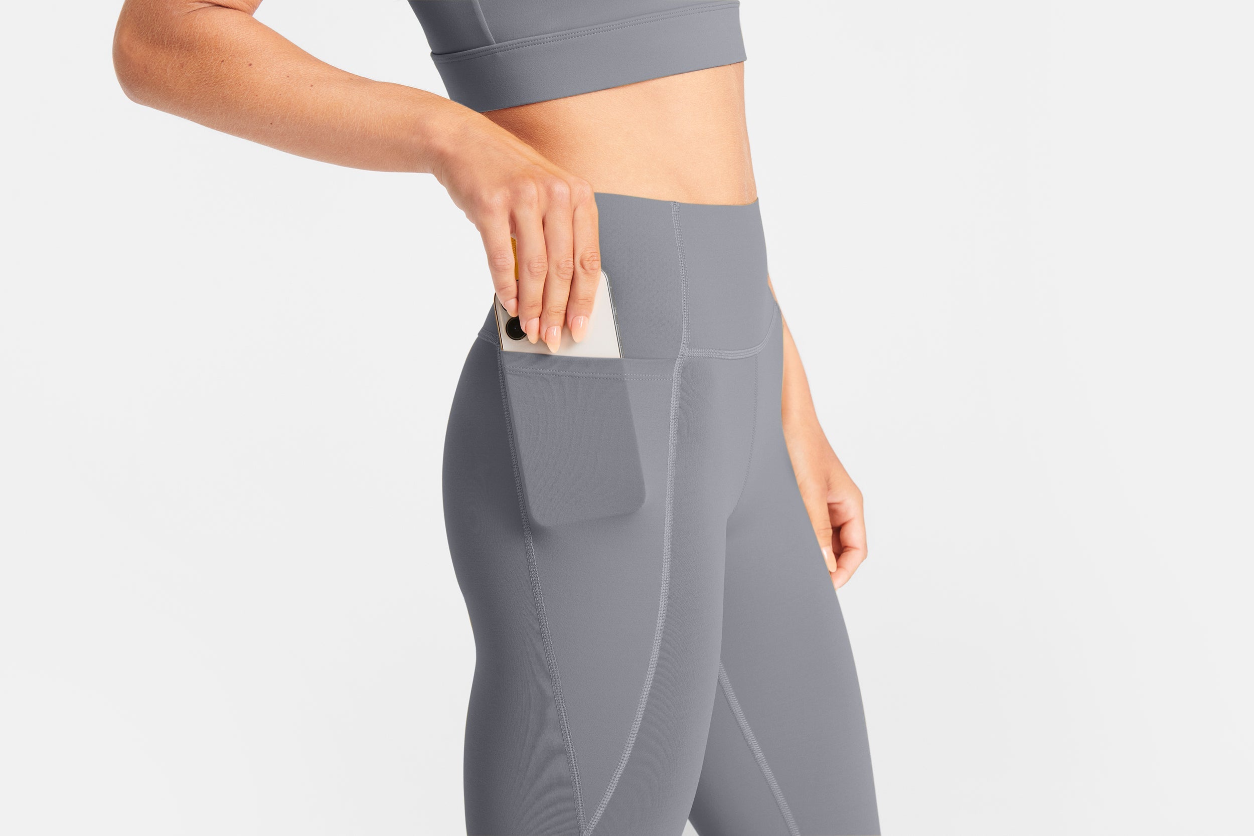 BPA Free 3/4 Leggings For Women - Capri High Rise Tights