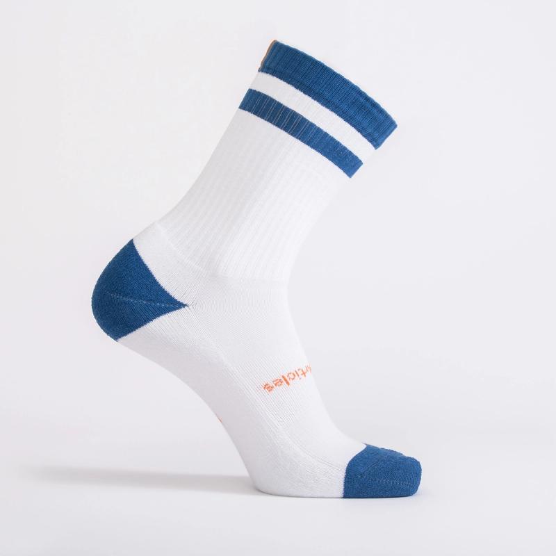 BPA Free Crew Socks w Stripes | Eco Unisex Socks from Definite Articles