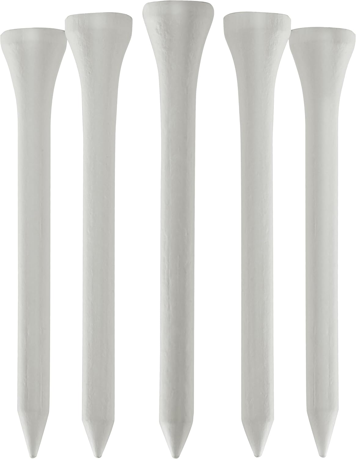White bamboo golf tees 100 pack