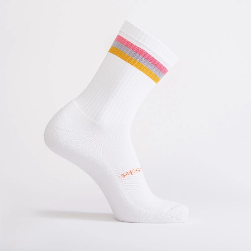 BPA Free Crew Socks w Stripes | Eco Unisex Socks from Definite Articles