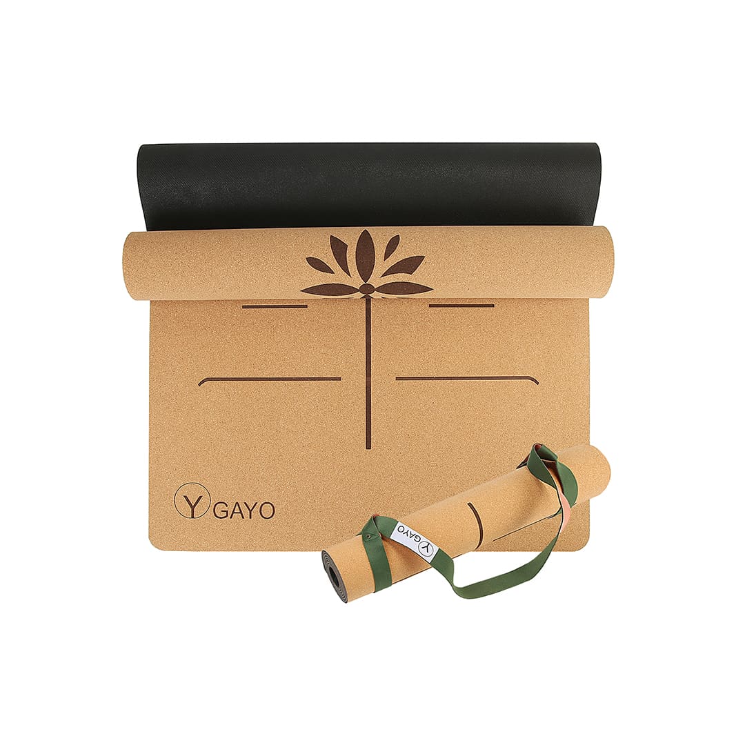 Non Toxic Non Slip Cork Yoga Mat Extra Comfort