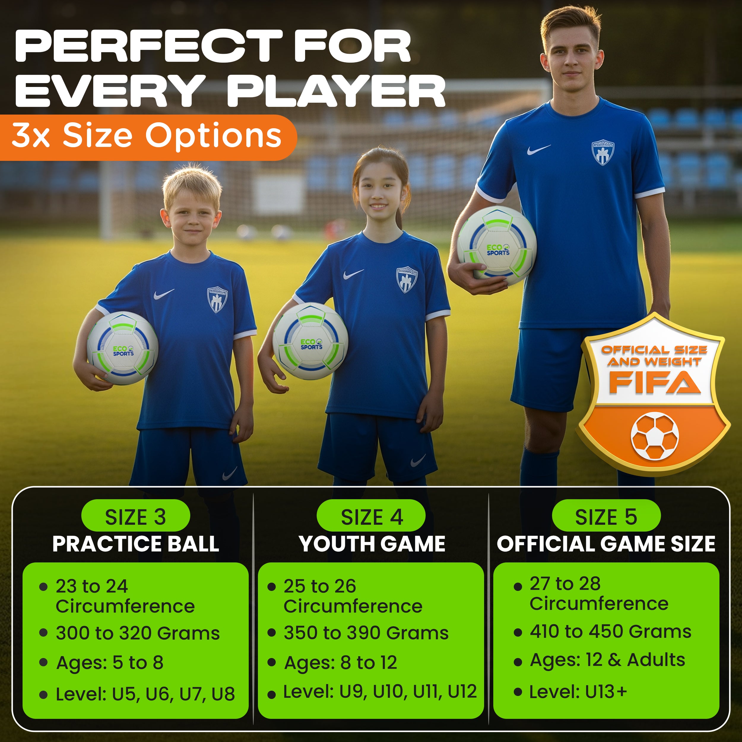 Soccer Ball - Size 3 Kids Soccer Ball