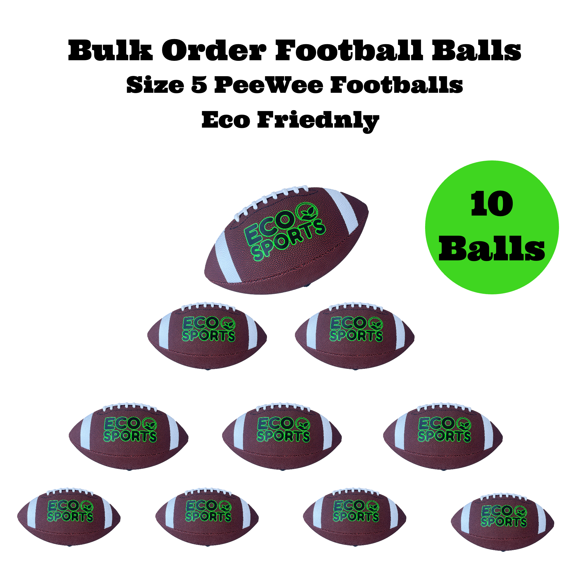 Football Bulk Team Pack - All Sizes Footballs