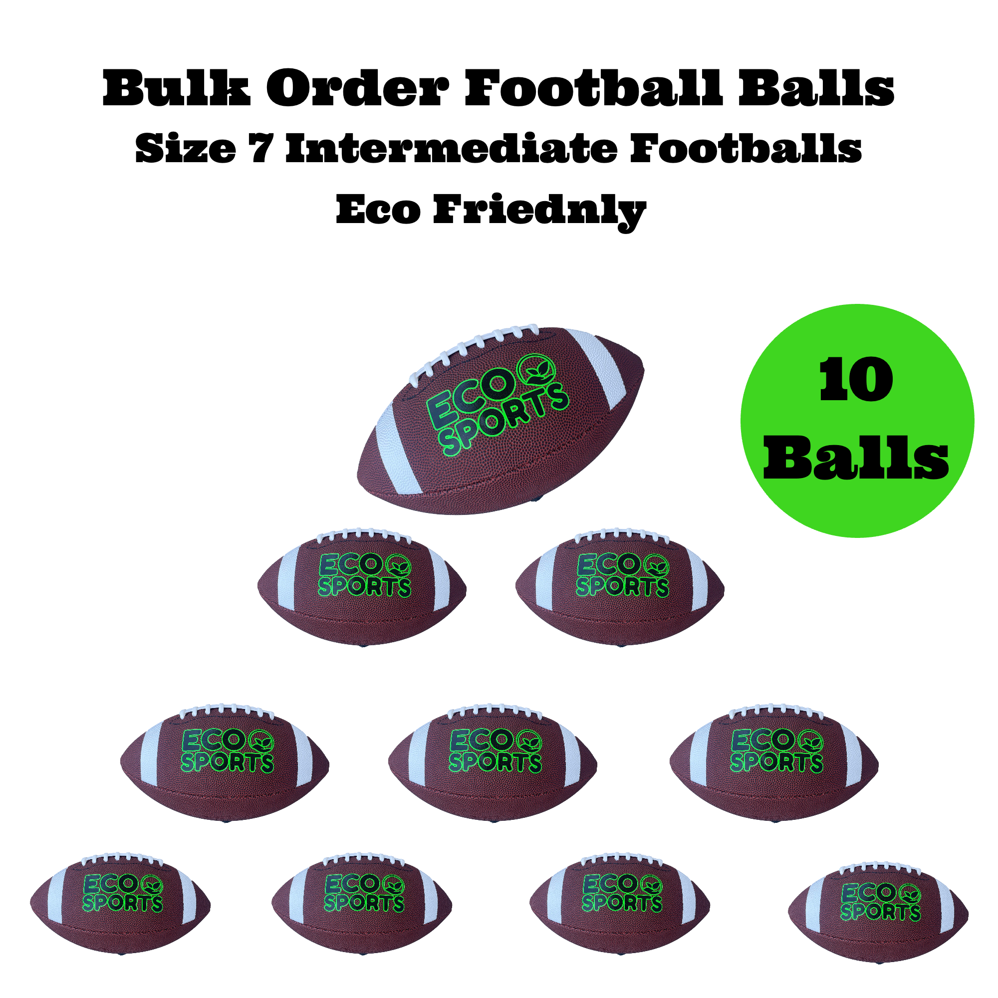 Football Bulk Team Pack - All Sizes Footballs