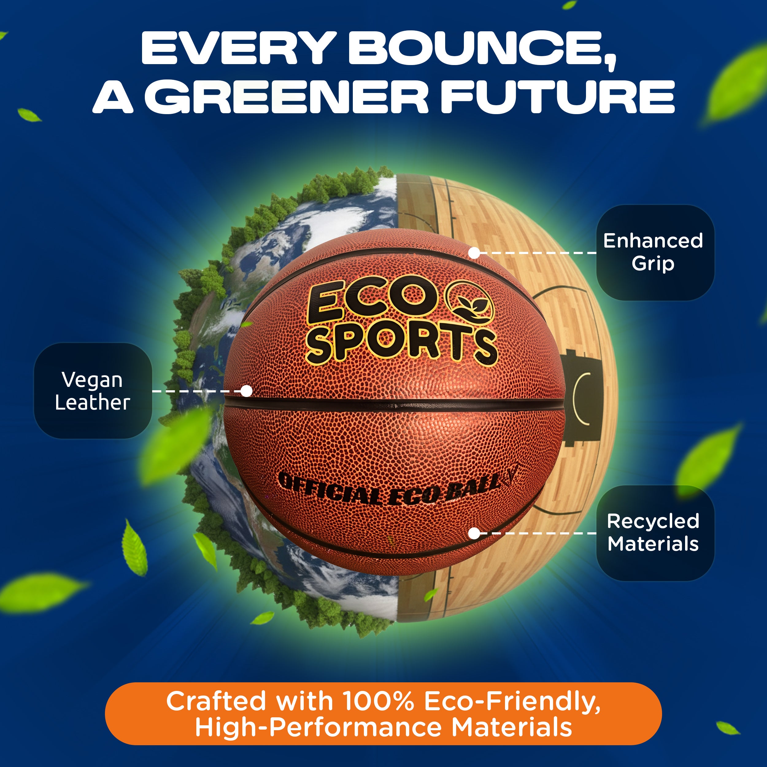 29.5" Men's Basketball - Size 7 Indoor Basketballs - Eco