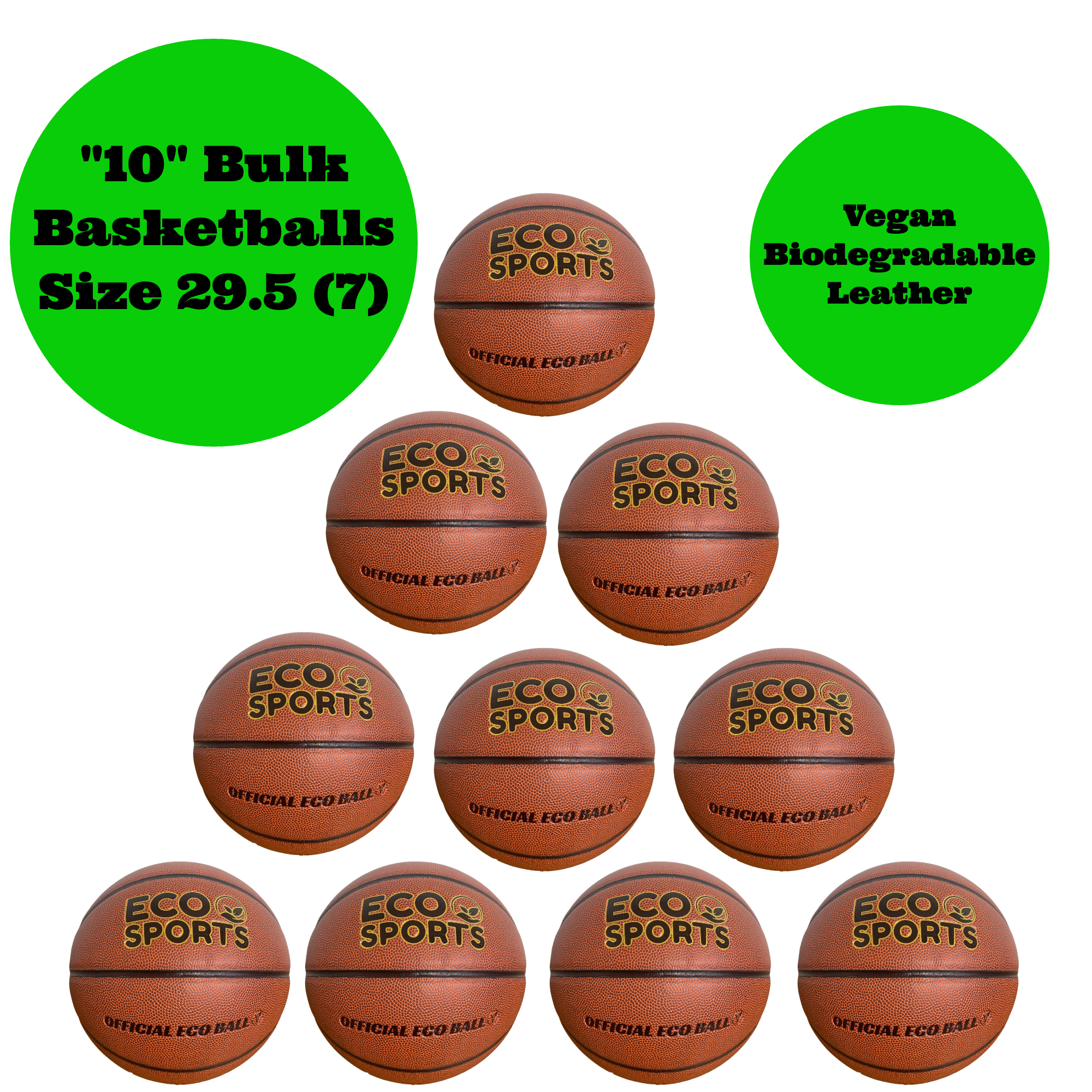 Basketball Team Pack - Wholesale 10 Basketballs in Men's, Women's and Youth Sizes