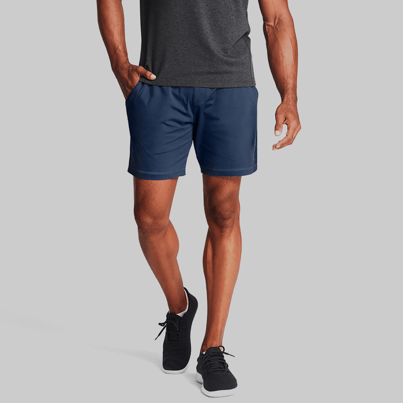 BPA Free Mens Shorts w Pockets & Liner 7"