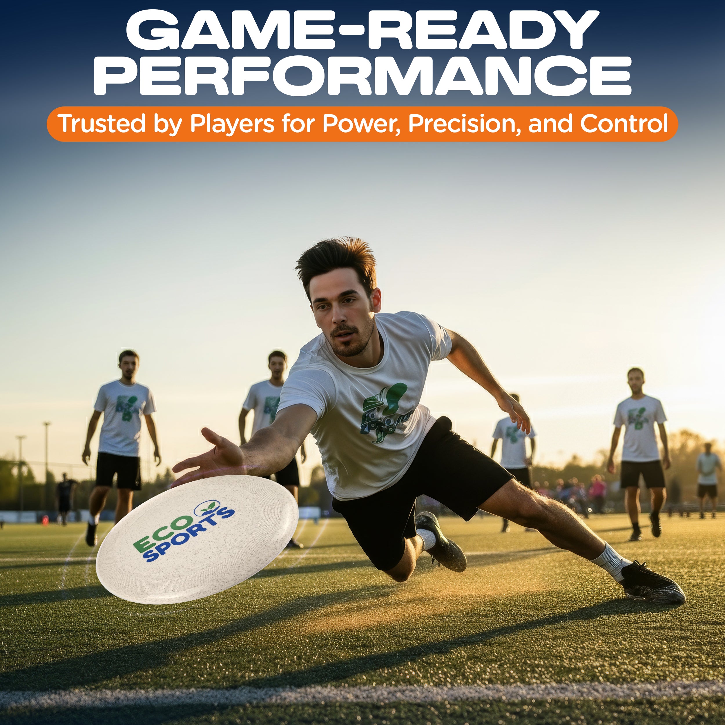 Eco Friendly Ultimate Frisbee Discs - Flying Disc for The Planet