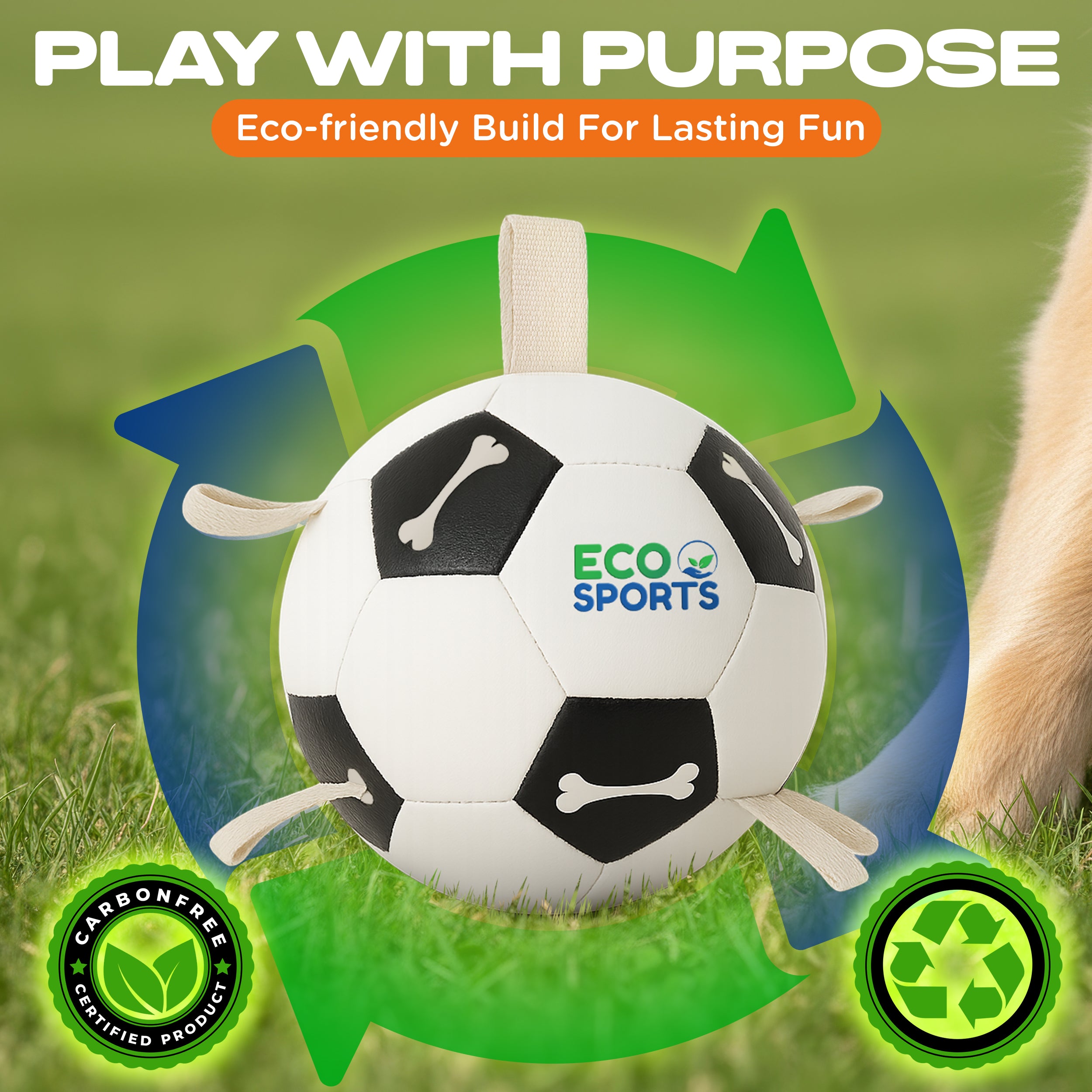 Non-Toxic Soccer Balls for Dogs TPU Toy