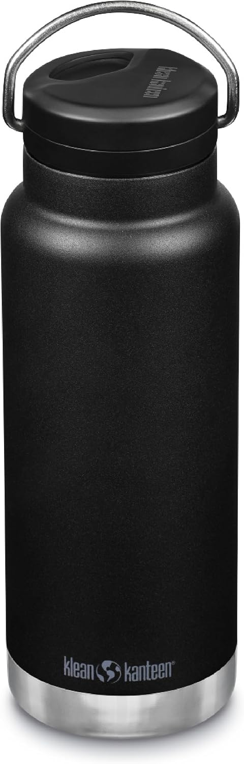 Klean Kanteen TKWide 32 oz insulated bottle in black