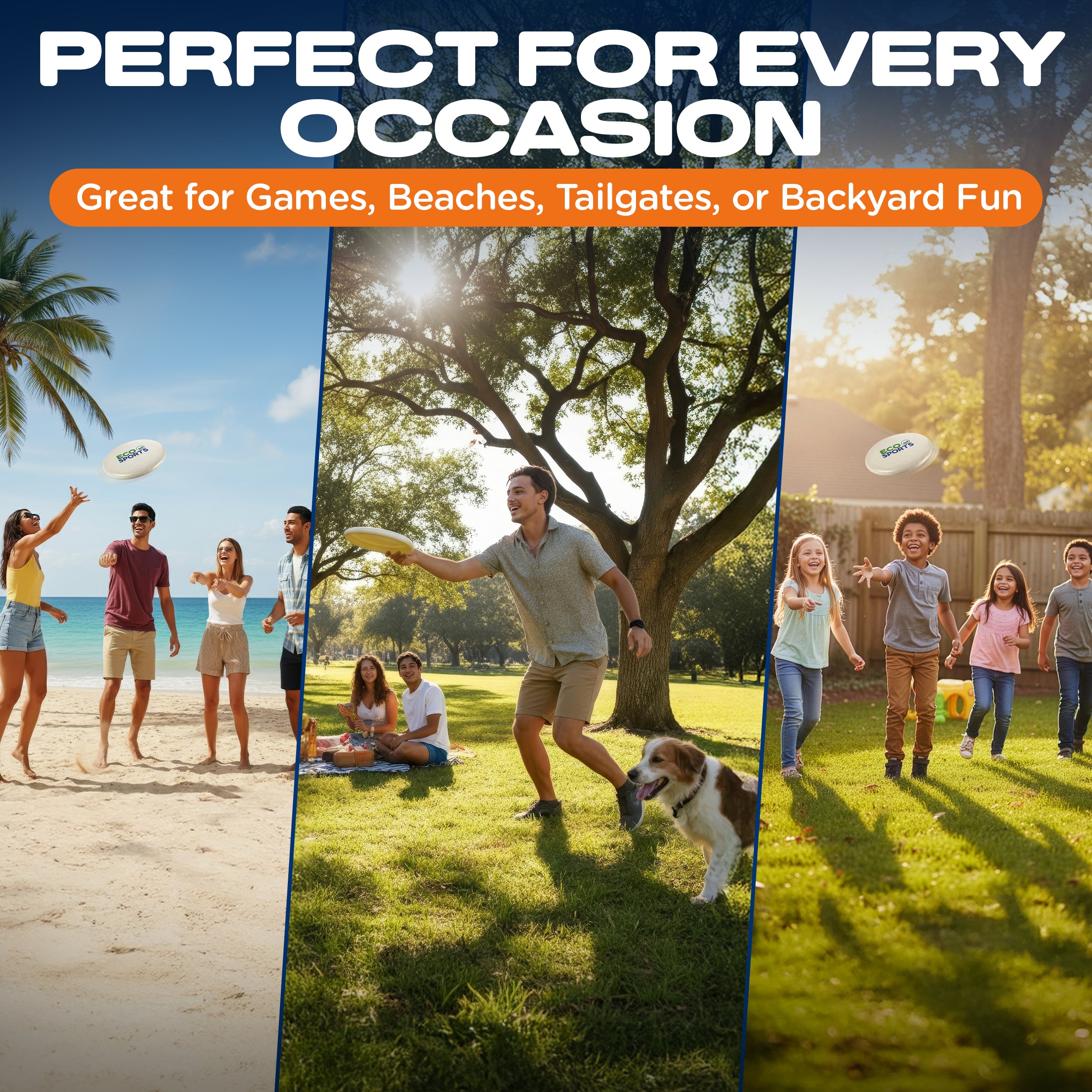 Eco Friendly Ultimate Frisbee Discs - Flying Disc for The Planet