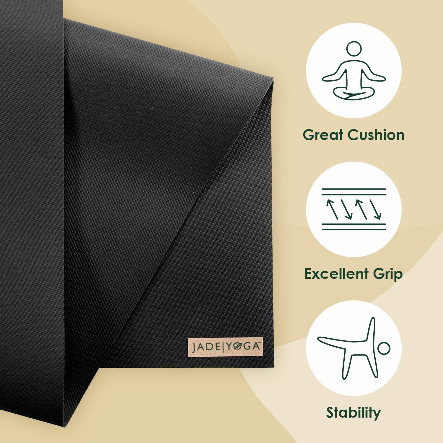 JadeYoga Harmony yoga mat