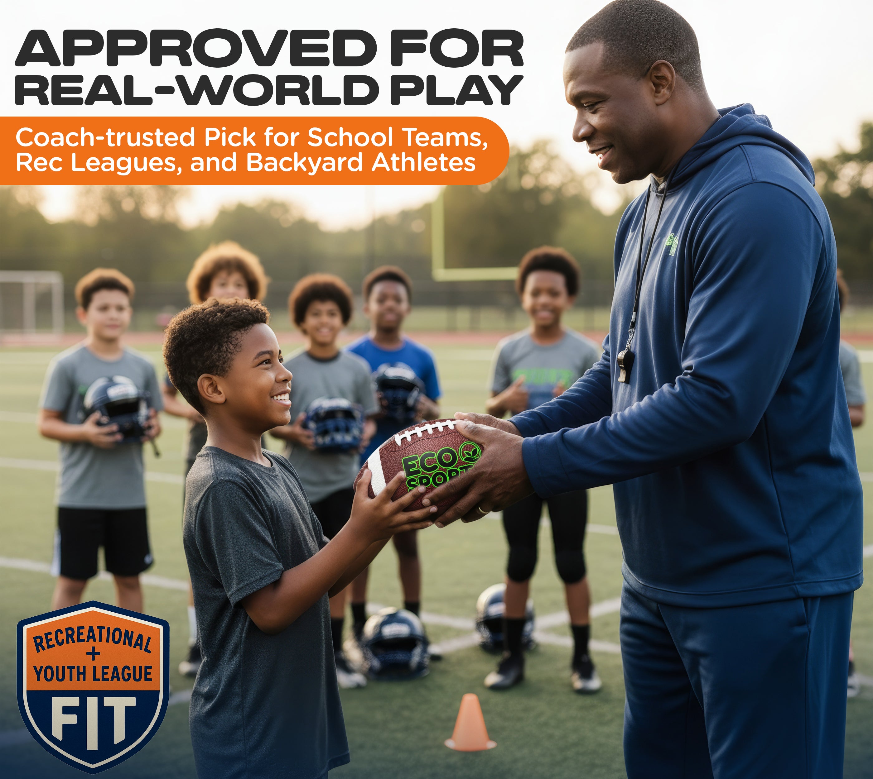 Size 5 Pee Wee Football - Small Footballs For Kids