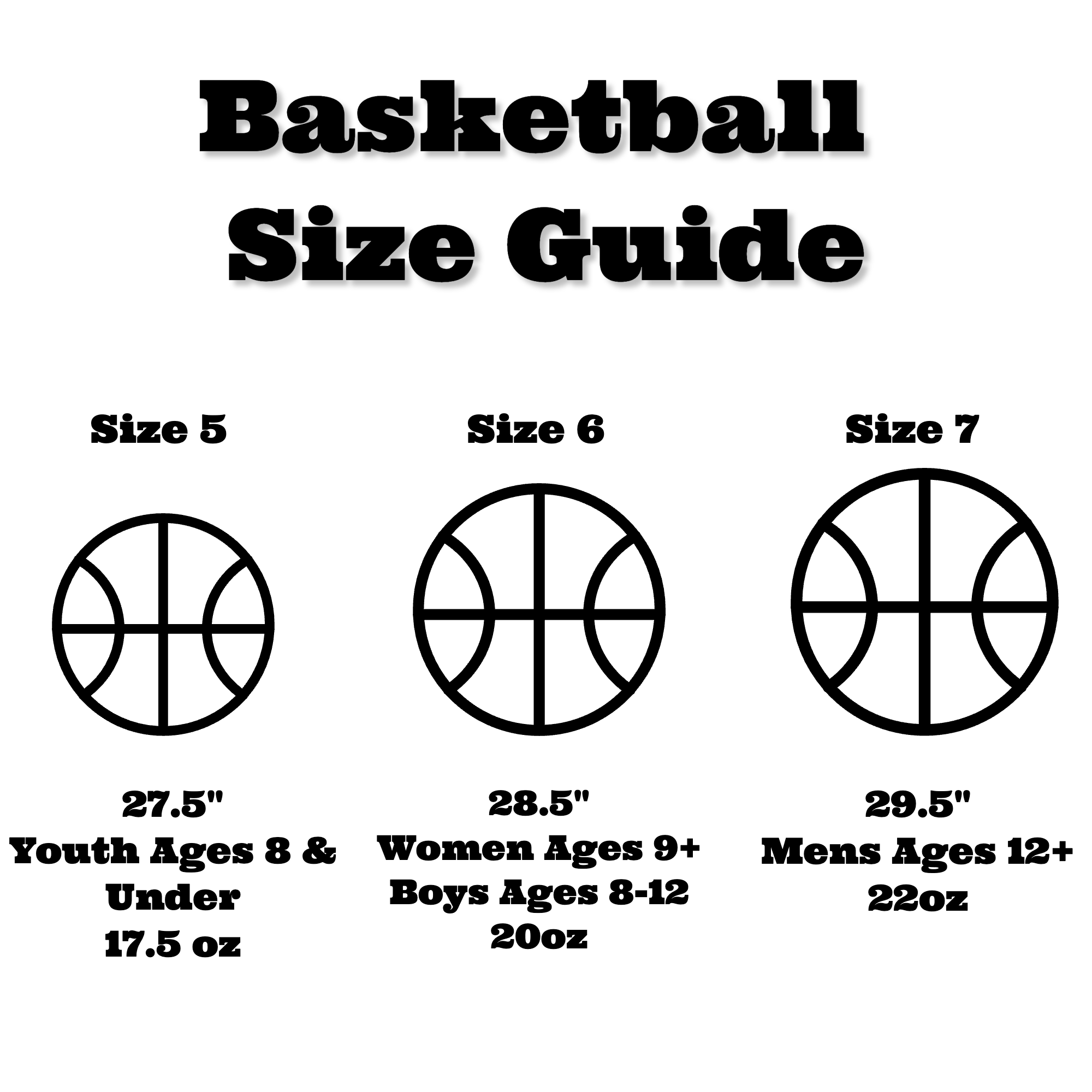 Basketball Size Guide