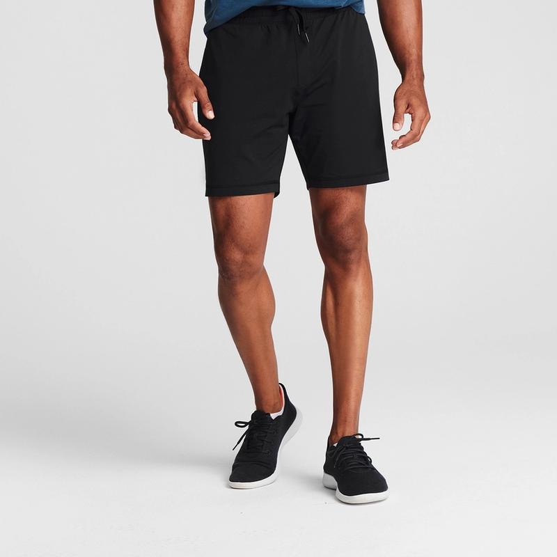 BPA Free Mens Shorts w Pockets & Liner 7"