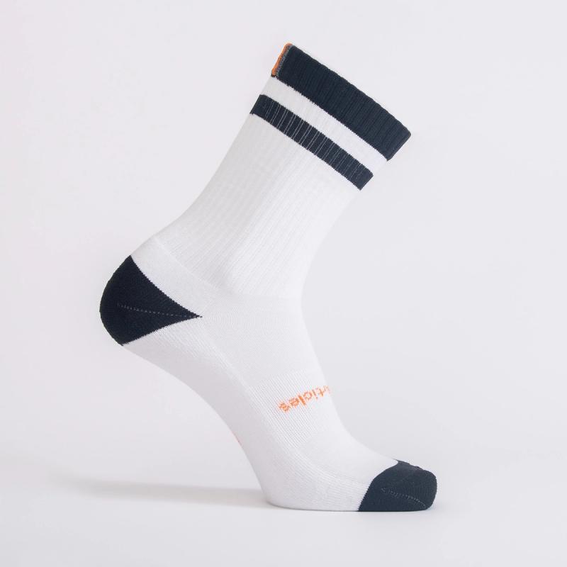 BPA Free Crew Socks w Stripes | Eco Unisex Socks