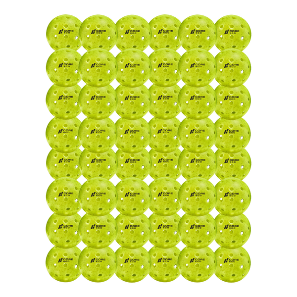 CORE ECO 50-pack bulk pickleballs for clubs