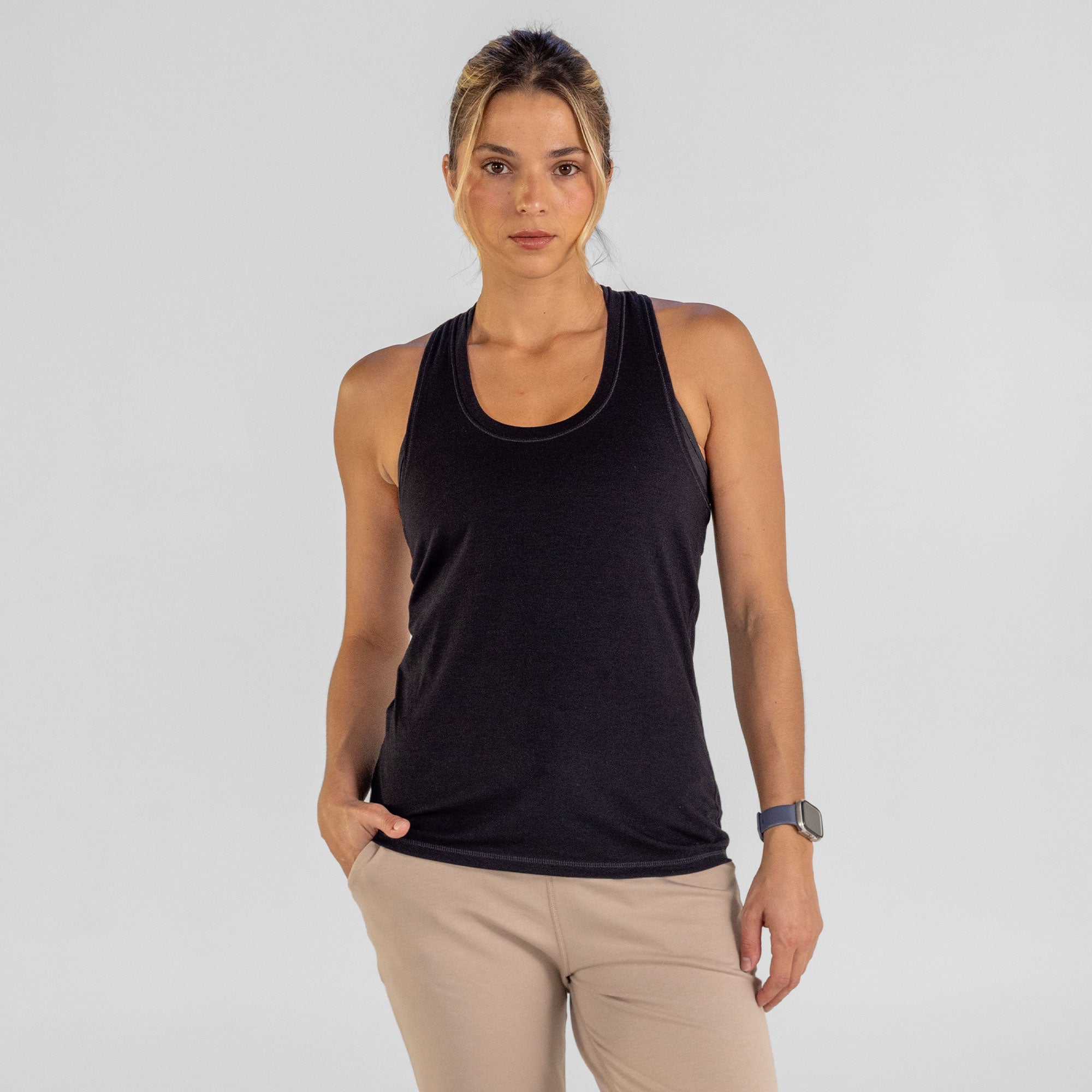BPA Free Womens Racerback Tank Top from Definite Articles